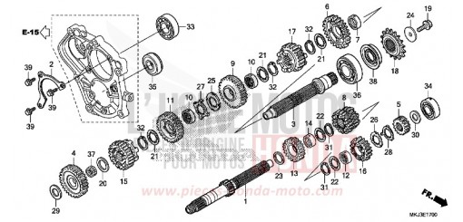 BOITE DE VITESSES CB1000RAK de 2019